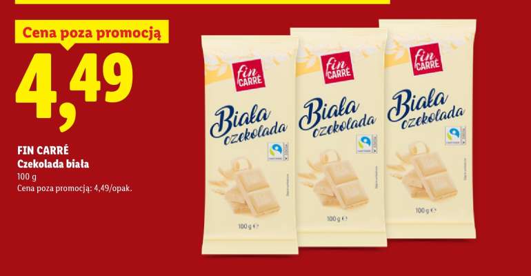 FIN CARRÉ Czekolada biała