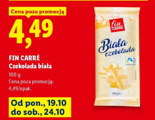 FIN CARRÉ Czekolada biała