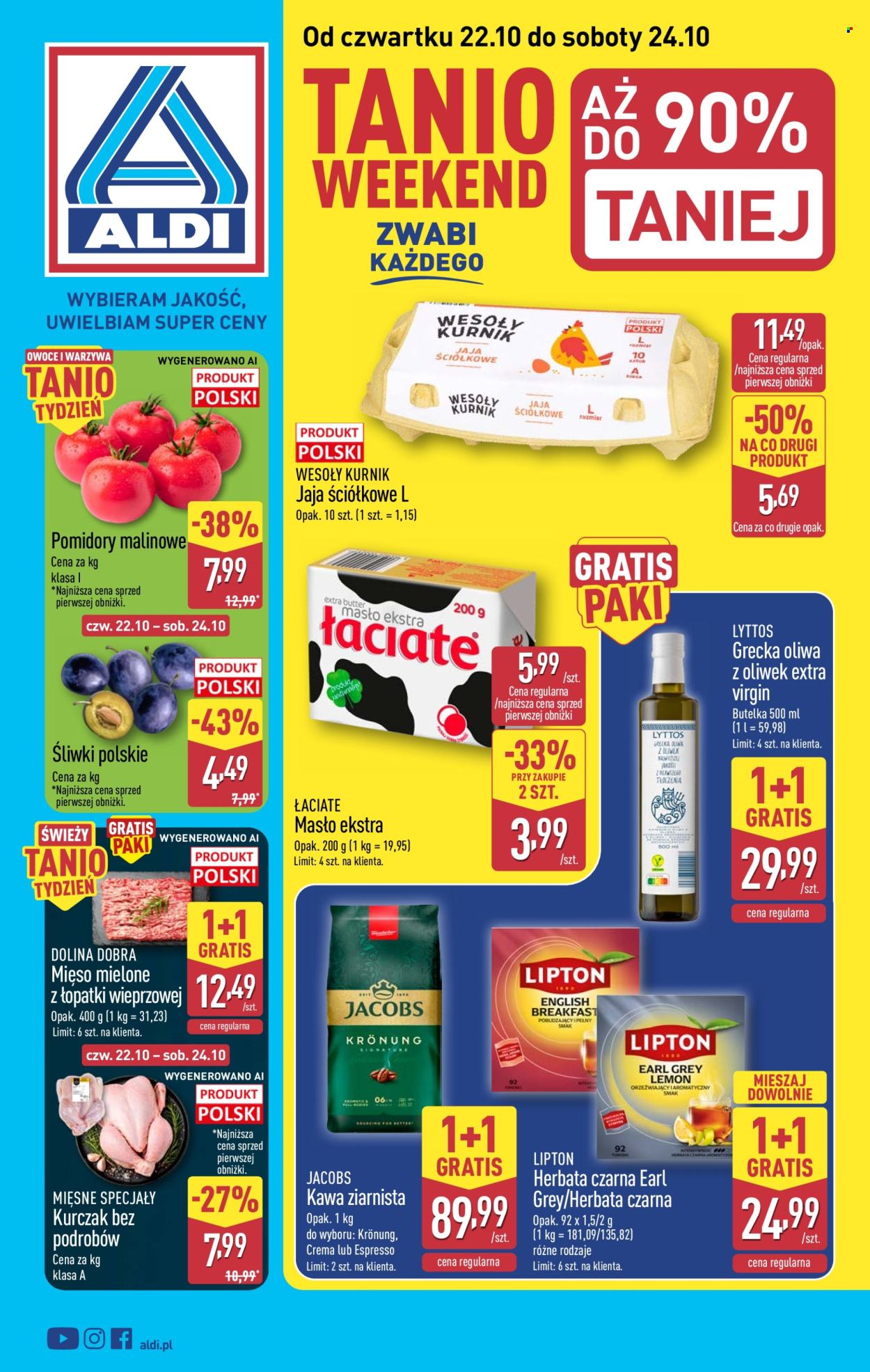 Gazetka ALDI - 22.10.2026. - 24.10.2026.. Strona 1