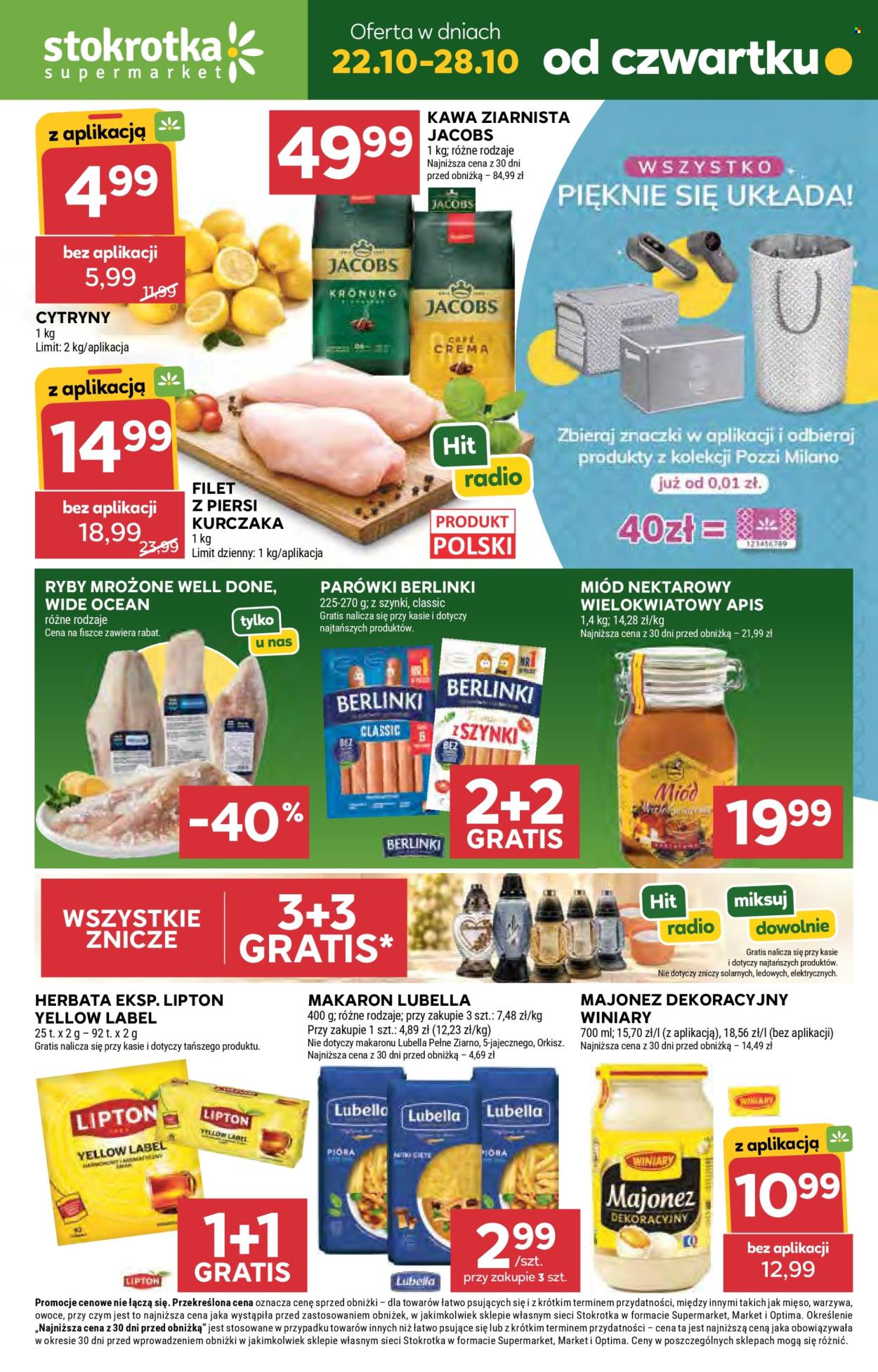 Gazetka Stokrotka Supermarket - 22.10.2026. - 28.10.2026.. Strona 1