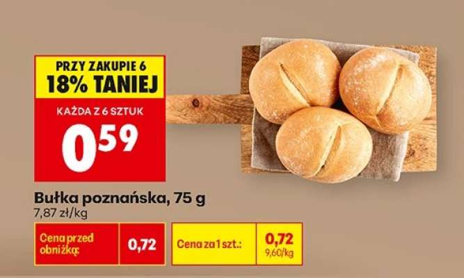 Bułka poznańska 75 g