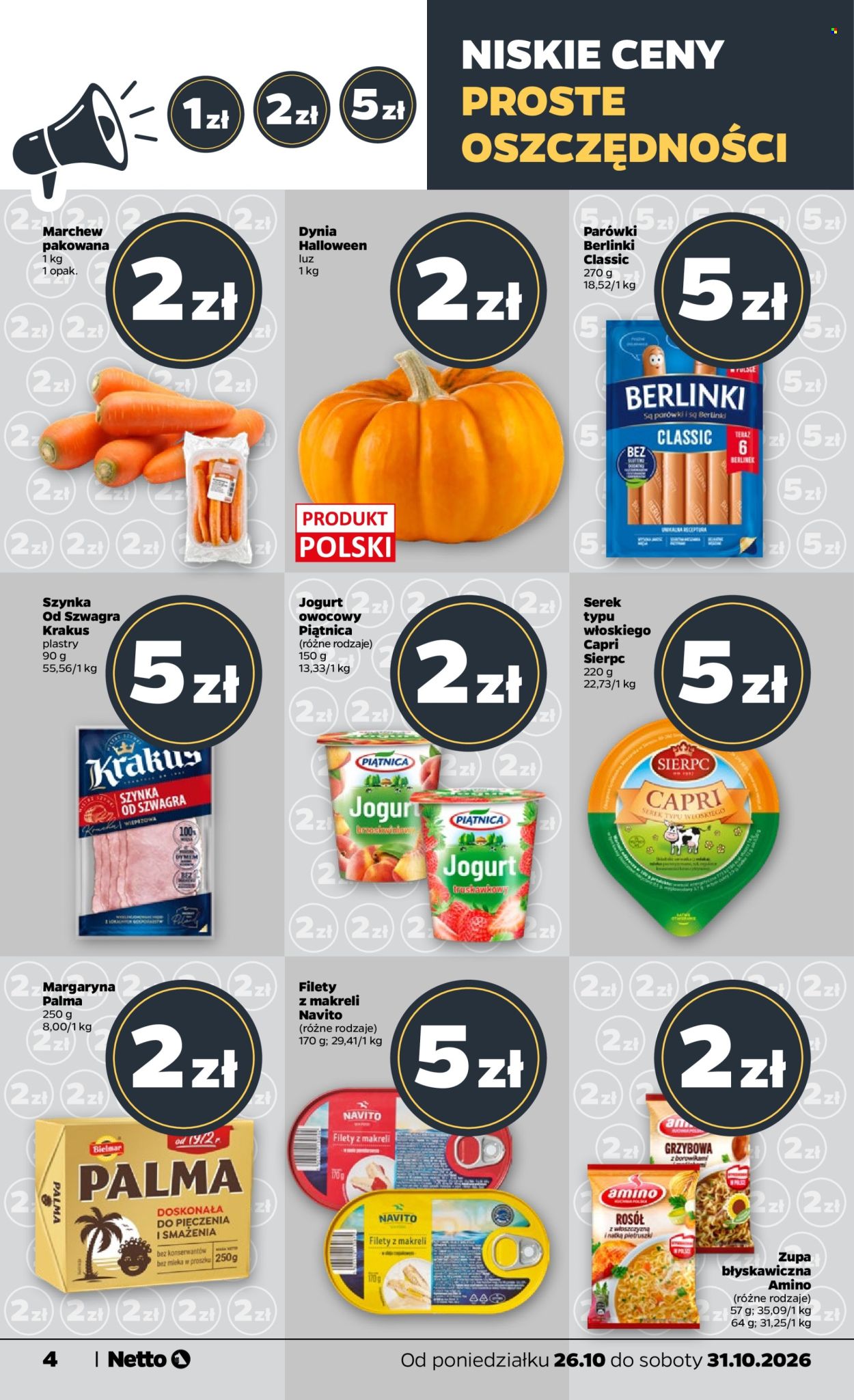 Gazetka Netto - 26.10.2026. - 31.10.2026.. Strona 4