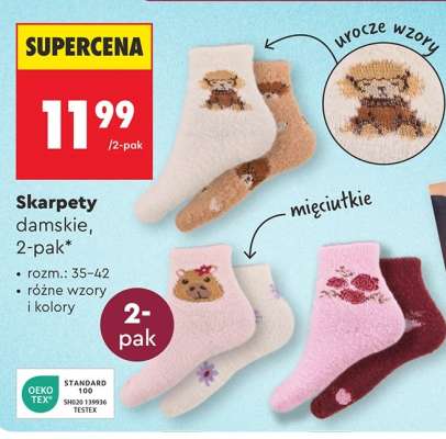 Skarpety damskie, 2-pak