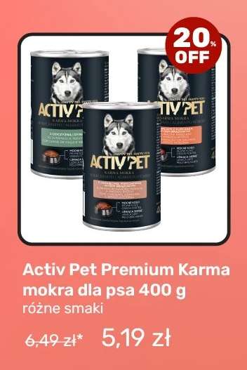 Activ Pet Premium Karma mokra dla psa 400 g