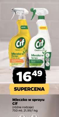 Mleczko w sprayu Cif